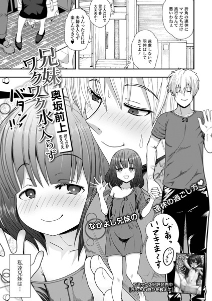 b164aisis04911【抜けるエロ漫画】兄妹ワクワク水入らず | 奥坂前上 一水社編集部